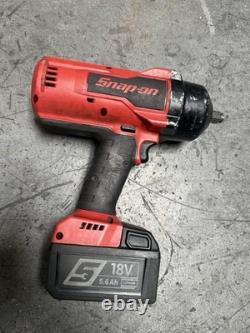 1/2 Snap On Impact Wrenct Gun Ct9080dd Ct9080db Red 18v 5.6
