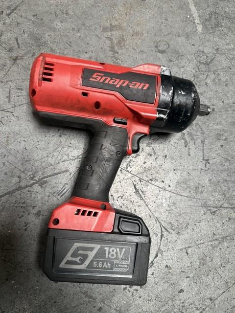 1/2 Snap On Impact Wrenct Gun Ct9080dd Ct9080db Red 18v 5.6