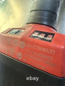 1/2 Snap On Impact Wrenct Gun Ct9080dd Ct9080db Red 18v 5.6