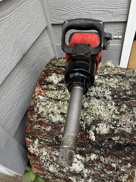 1 In. Drive With Handle Air Pneumatic Impact Wrench Item 92421