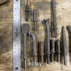 13 Vintage Aircraft Rivet Air Hammer Bits Set Mac Pacific Tool