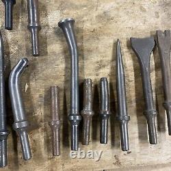 13 Vintage Aircraft Rivet Air Hammer Bits Set Mac Pacific Tool