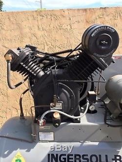 15 HP INGERSOLL RAND T-30 AIR COMPRESSOR with Tank