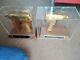2 Gold Plated Snap-on Tools 3/8 1/2 Drive Air Impact Wrench Dealer Awards