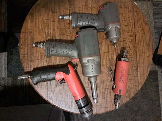 2 Ingersoll Rand Impact Wrenches. And 2 Sioux Air Tools