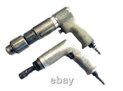 2 Pc Dotco Ergo Body 6000 RPM & Dotco Hi-Torque 1000 RPM Drill Set Aircraft Tool