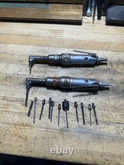 2 Rockwell 2800 Rpm Right Angle Pneumatic Drills For Aircraft 2 Rockwell 2800 Rpm Right Angle Pneumatic Drills For Aircraft