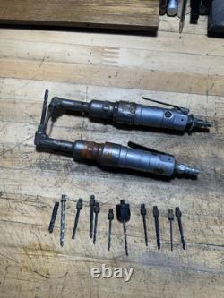 2 Rockwell 2800 Rpm Right Angle Pneumatic Drills For Aircraft 2 Rockwell 2800 Rpm Right Angle Pneumatic Drills For Aircraft
