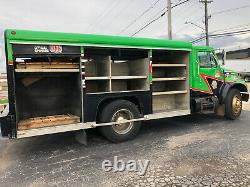 2000 International 4700 Aluminum Mickey Box Tool Truck Delivery Dt466