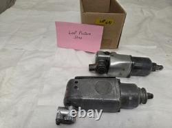 2pc Vintage Pneumatic Air Impact Wrench Angle Industrial Tools LOT. 691