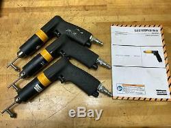 3- Atlas Copco LBB16 EPX010-U Pneumatic Pistol Grip Drill, 1,000 RPM 1/4 Chuck