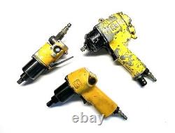 3 Pc Ingersoll Rand Mixed Impact Drill Lot Aircraft Tool