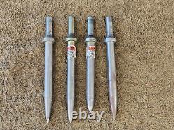 4 Snap On Air Hammer Tapered Chisel Punch Bit PHG59A Pneumatic Gun Tool Rivet