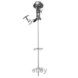 50 Gallon 1/2 HP Stainless Steel Mixing Tool Pneumatic Paint Bracket Mixer