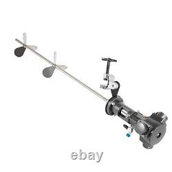 50 Gallon 1/2 HP Stainless Steel Mixing Tool Pneumatic Paint Bracket Mixer