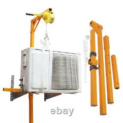 AC Air Conditioner Outside Installation lifting Tool 10M Bracket Crane Stainless