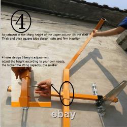 AC Air Conditioner Outside Installation lifting Tool 10M Bracket Crane Stainless