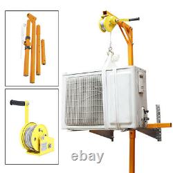 AC Air Conditioner Outside Installation lifting Tool 10M Bracket Crane Stainless