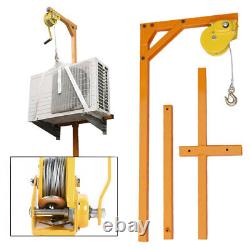 AC Air Conditioner Outside Installation lifting Tool 10M Bracket Crane Stainless