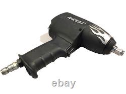 AIRCAT 1408F 1/2 Drive Heavy Duty RARE Flame Body Pneumatic Impact Wrench MINT