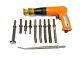 Apt Pneumatic Rivet Gun 4x Recoilless. 401 Shank With 11pc Rivet Set Lot