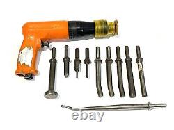 APT Pneumatic Rivet Gun 4x Recoilless. 401 Shank With 11pc Rivet set Lot