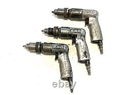 ARO Pneumatic Drill 3pc Lot Aircraft Tools