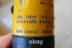 ATLAS COPCO 0.6-1.3 NM MODEL LUM12 Inline Air 1/4 Ratchet MADE IN Sweden