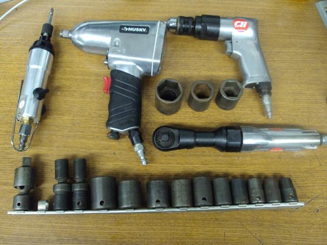 Air Tool Lot Husky Central Pneumatic Snap-on Williams Cornwell B484