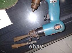 Air Tool Lot Impact Wrench Air Drill, Air Chisel, And Sander/Grinder