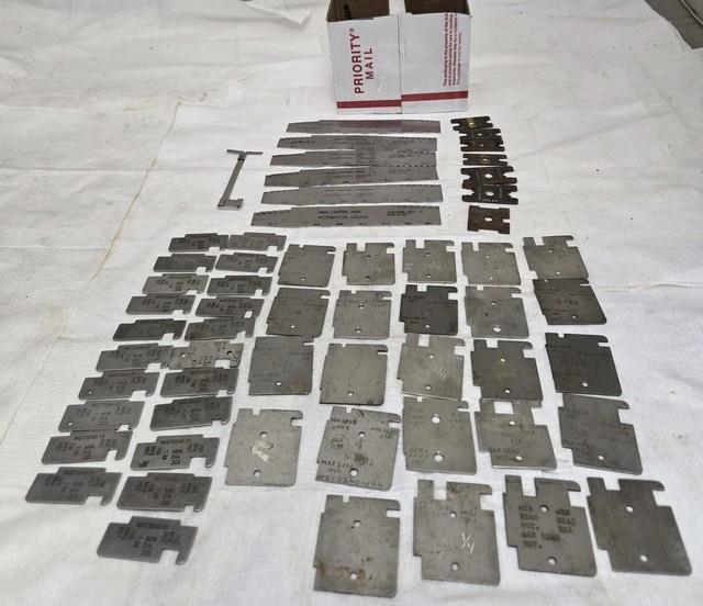 Aircraft Rivet Inspection Gauge Lot Wst3240 Mismatch Huck A/b 1555