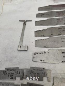 Aircraft Rivet Inspection Gauge Lot WST3240 Mismatch Huck A/B 1555