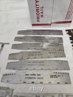Aircraft Rivet Inspection Gauge Lot WST3240 Mismatch Huck A/B 1555