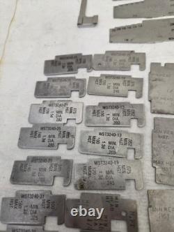 Aircraft Rivet Inspection Gauge Lot WST3240 Mismatch Huck A/B 1555