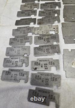 Aircraft Rivet Inspection Gauge Lot WST3240 Mismatch Huck A/B 1555