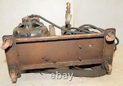 Antique Kellogg air compressor EM401 1920's rat rod garage tool steam punk