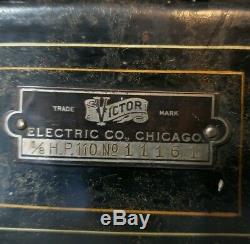 Antique Vintage Electric Victor Motor Rheostat Dental Air Compressor Original