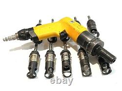 Atlas Copco LLB34 H007 Heavy Duty Drill with ATI & Magnavon 10pc microstop Lot