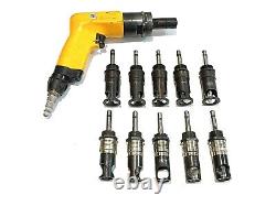 Atlas Copco LLB34 H007 Heavy Duty Drill with ATI & Magnavon 10pc microstop Lot