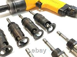 Atlas Copco LLB34 H007 Heavy Duty Drill with ATI & Magnavon 10pc microstop Lot