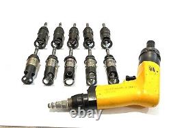 Atlas Copco LLB34 H007 Heavy Duty Drill with ATI & Magnavon 10pc microstop Lot