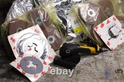 Atlas Copco Pneumatic Angle Grinder 6600 RPM Industrial Air Tool lot Atlas Copco Pneumatic Angle Grinder 6600 RPM Industrial Air Tool lot