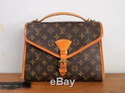Authentic Louis Vuitton Bel Air 2way Business Handbag Monogram Purse M51122
