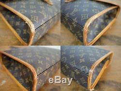 Authentic Louis Vuitton Bel Air 2way Business Handbag Monogram Purse M51122