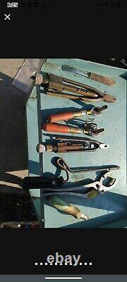 Aviation tools, aircraft, Boeing, Cleo, puematic, bucking bars. Drill bits