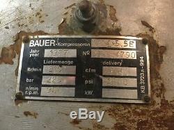 Bauer K14 scuba diving air compressor