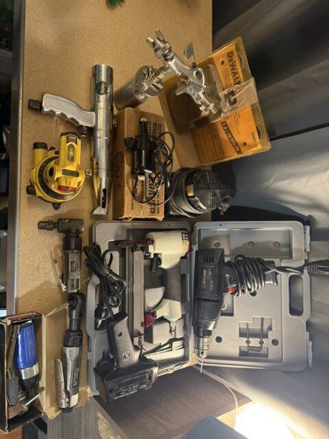 Big Lot Of Power Tools And Air Tools. Brad Nailer, Mac Tools Air Grinder, Etc