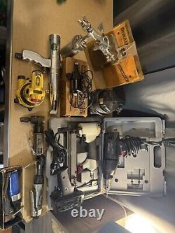 Big Lot of Power Tools And Air Tools. Brad Nailer, Mac Tools Air Grinder, Etc