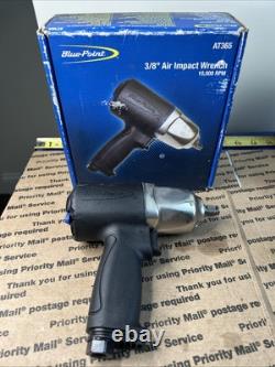 Blue Point AT365 3/8 Drive Air Impact Gun Wrench 10,000 RPM Low Usage Tool