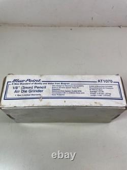 Blue-Point Pneumatic 1/8 Pencil Air Die Grinder AT1070A